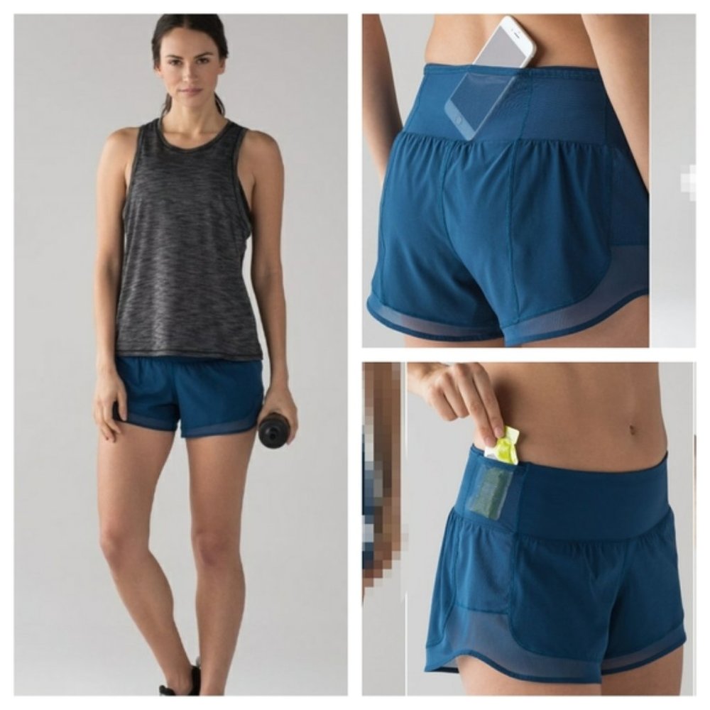 Lululemon mind over miles shorts size 8